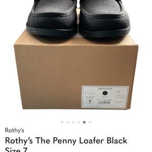Rothy's Classic Black Loafers